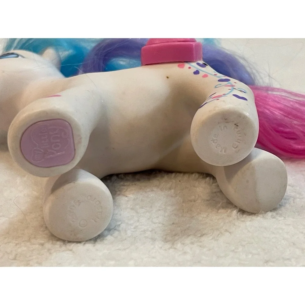 My Little Pony G3 Heart Bright 2006 Pegasus White Pink Blue Hair Missing Wings